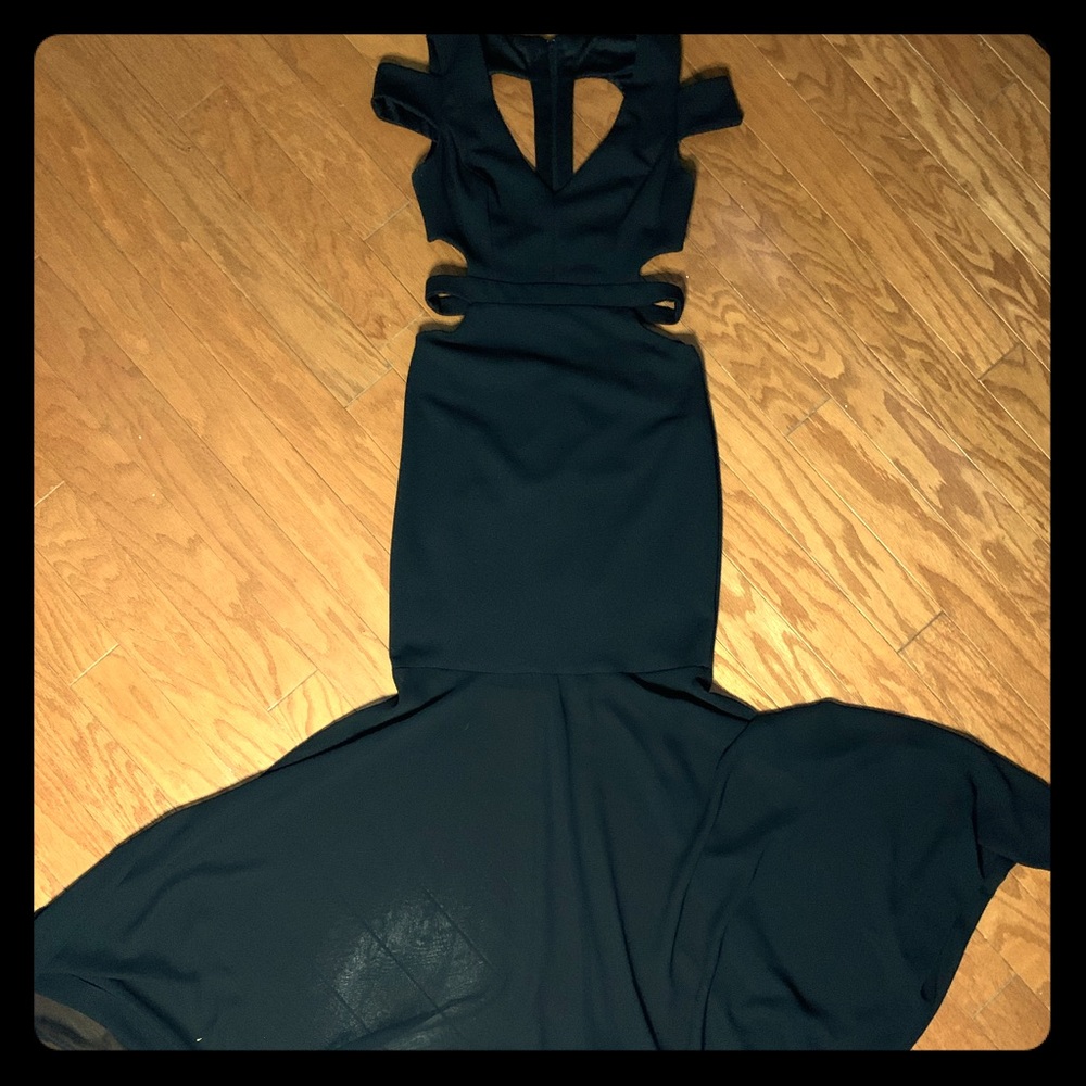 Black evening dress